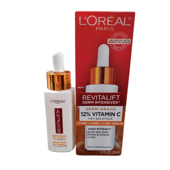 L'Oreal Other - L'oreal 12% PURE VITAMIN C + E + SALICYLIC ACID SERUM
